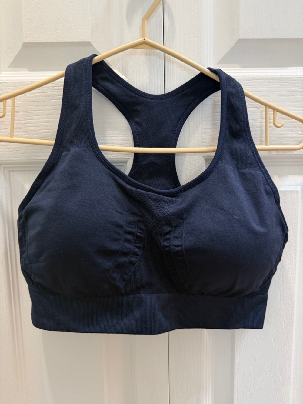 Shapermint Navy Racerback Seamless Sports Bra NWOT